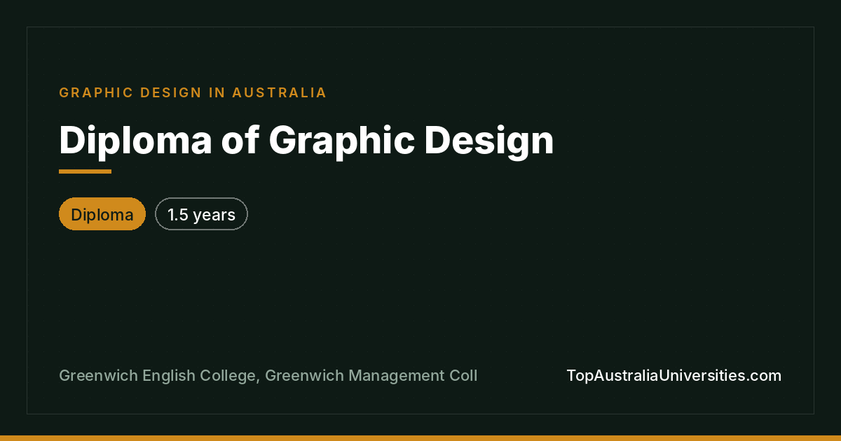 Diploma of Graphic Design at Greenwich | CRICOS 116132B