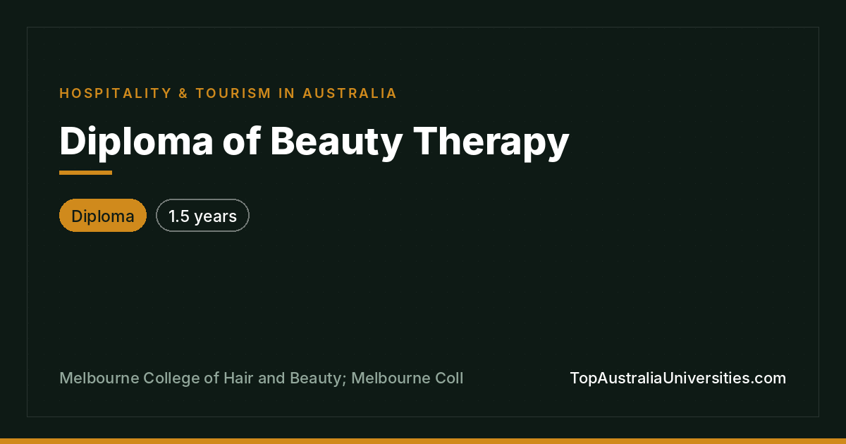 Diploma of Beauty Therapy