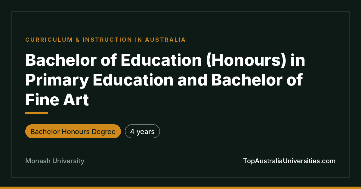 Bachelor of Education (Honours) in Primary Education