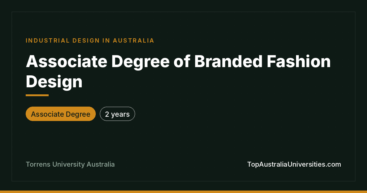 Associate Degree of Branded Fashion Design